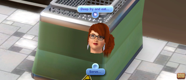 Sizzle Baby Pro Deep Fryer and Frost-Bite Pro Ice Cream Machine (premium content for The Sims 3)