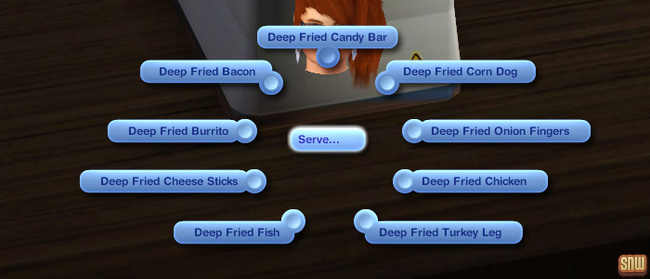 Sizzle Baby Pro Deep Fryer and Frost-Bite Pro Ice Cream Machine (premium content for The Sims 3)