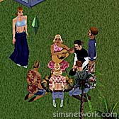 The Sims Livin' Large Comic Strip - Campfire Haunts