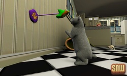 The Sims 3 Pets: Oopsie-Daisy the cat playing with bird toy