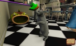 The Sims 3 Pets: Oopsie-Daisy the cat playing with bird toy