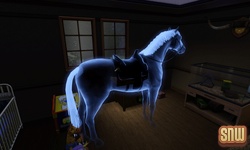 The Sims 3 Pets: Estela the ghost horse