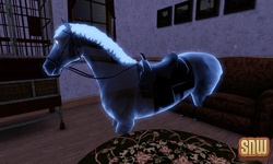 The Sims 3 Pets: Estela the ghost horse