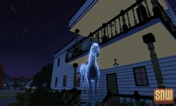 The Sims 3 Pets: Estela the ghost horse