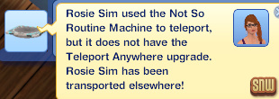 The Not So Routine Machine (premium content for The Sims 3)