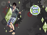 The Sims 10th Anniversary wallpapers (Desktop)