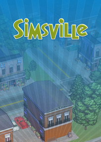 SimsVille custom box art packshot made by Rosana