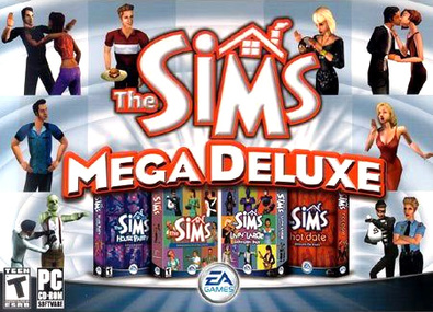 The Sims: Mega Deluxe box art packshot