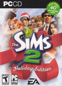 The Sims 2: Holiday Edition (2005) box art packshot US