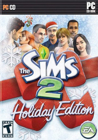 The Sims 2: Holiday Edition (2006) box art packshot US