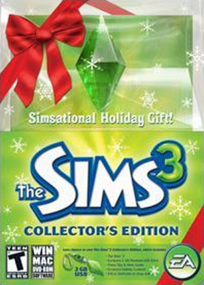 The Sims 3: Holiday Collector's Edition box art packshot US