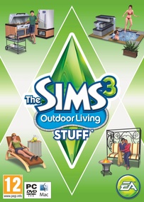 The Sims 3: Outdoor Living Stuff box art packshot