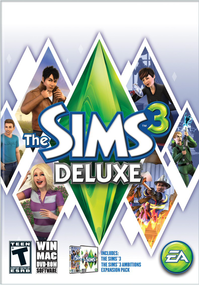 The Sims 3 Deluxe packshot box art