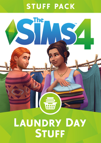 The Sims 4: Laundry Day Stuff pack box art packshot