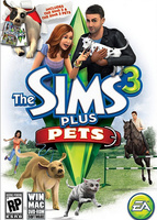 The Sims 3 Plus Pets packshot box art