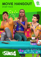 The Sims 4: Movie Hangout Stuff cover box art packshot