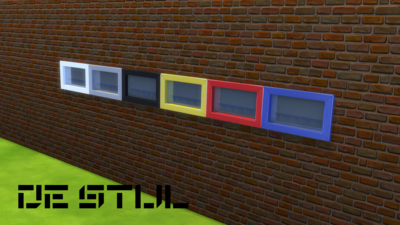 De Stijl Windows for The Sims 4