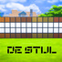 De Stijl Wooden Wall Panels Blocks (Top and Bottom) #10
