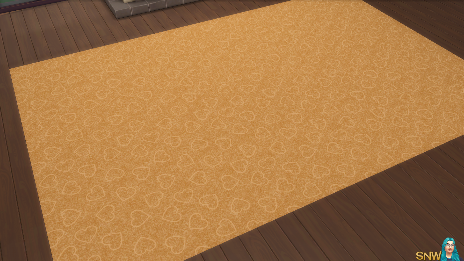 Valentine&#039;s Day 2018 / Love Carpets #7 (Hearts - Outline - Small - Light)