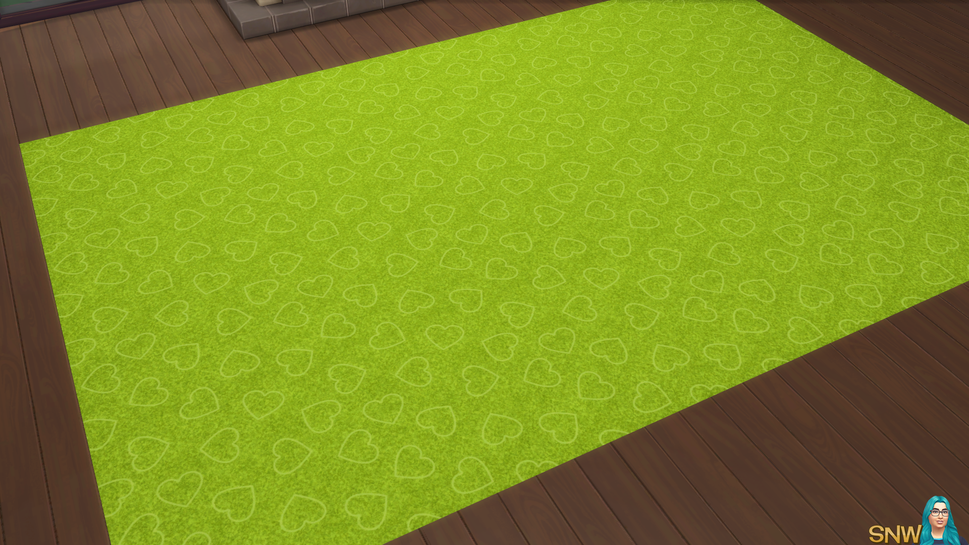 Valentine&#039;s Day 2018 / Love Carpets #7 (Hearts - Outline - Small - Light)