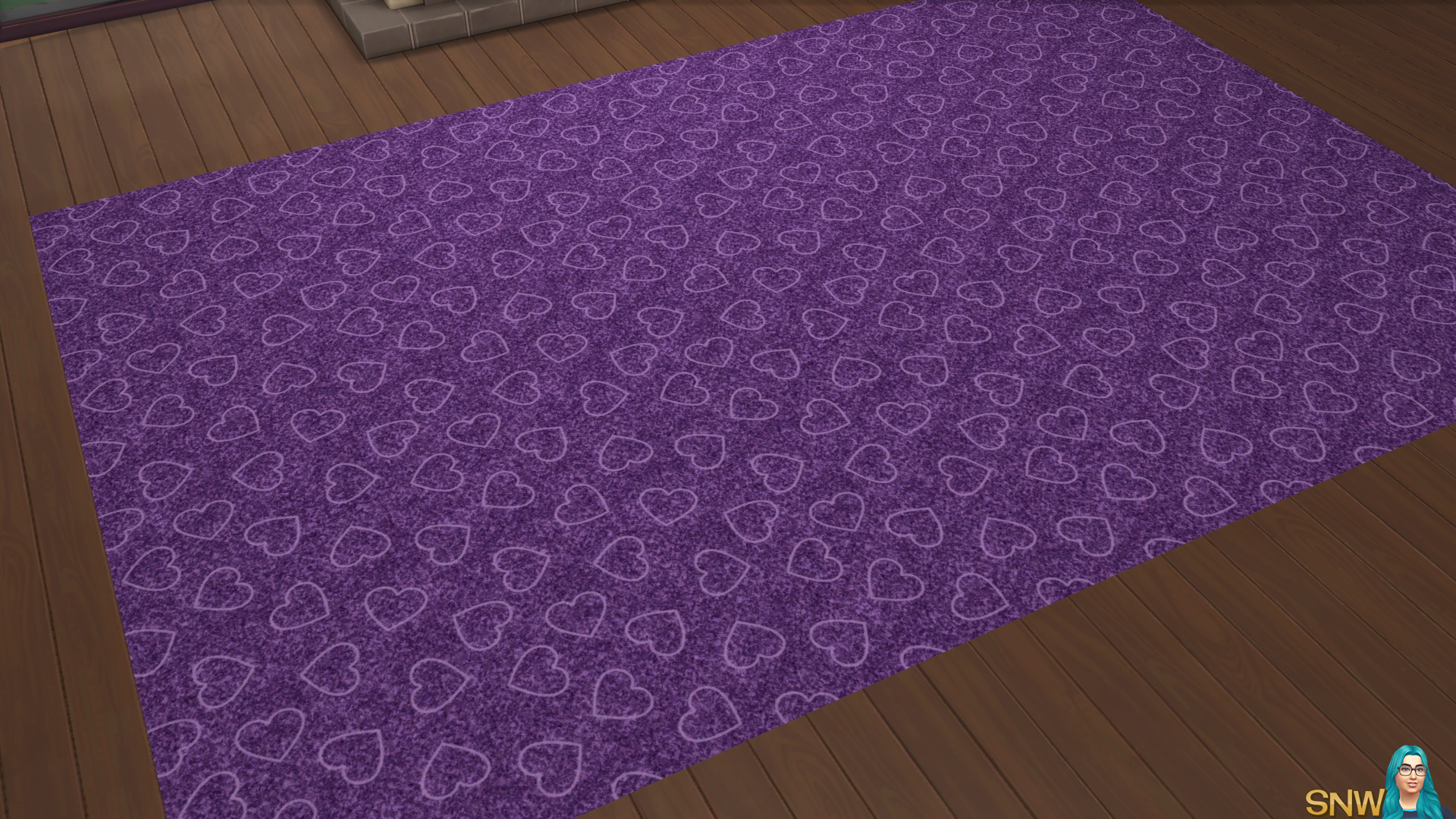 Valentine&#039;s Day 2018 / Love Carpets #7 (Hearts - Outline - Small - Light)