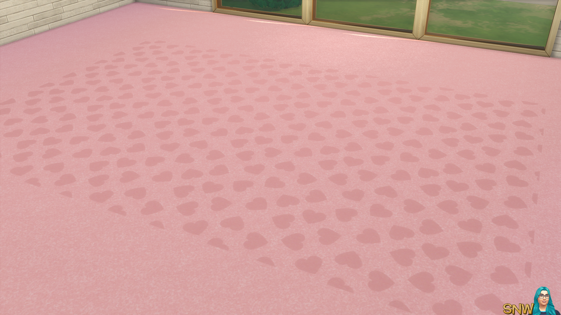 Valentine&#039;s Day 2018 / Love Carpets #8 (Hearts - Full - Small - Dark)