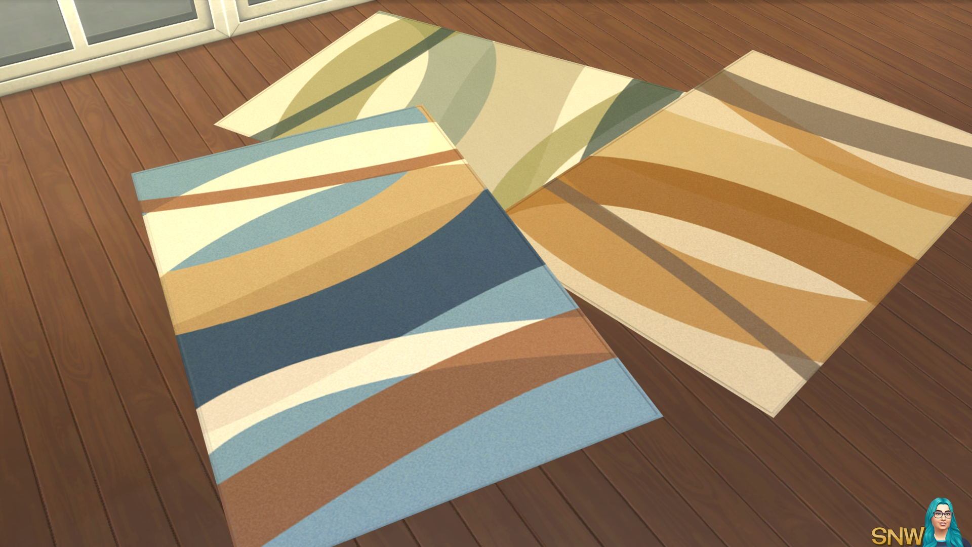 Abstract Rugs for The Sims 4