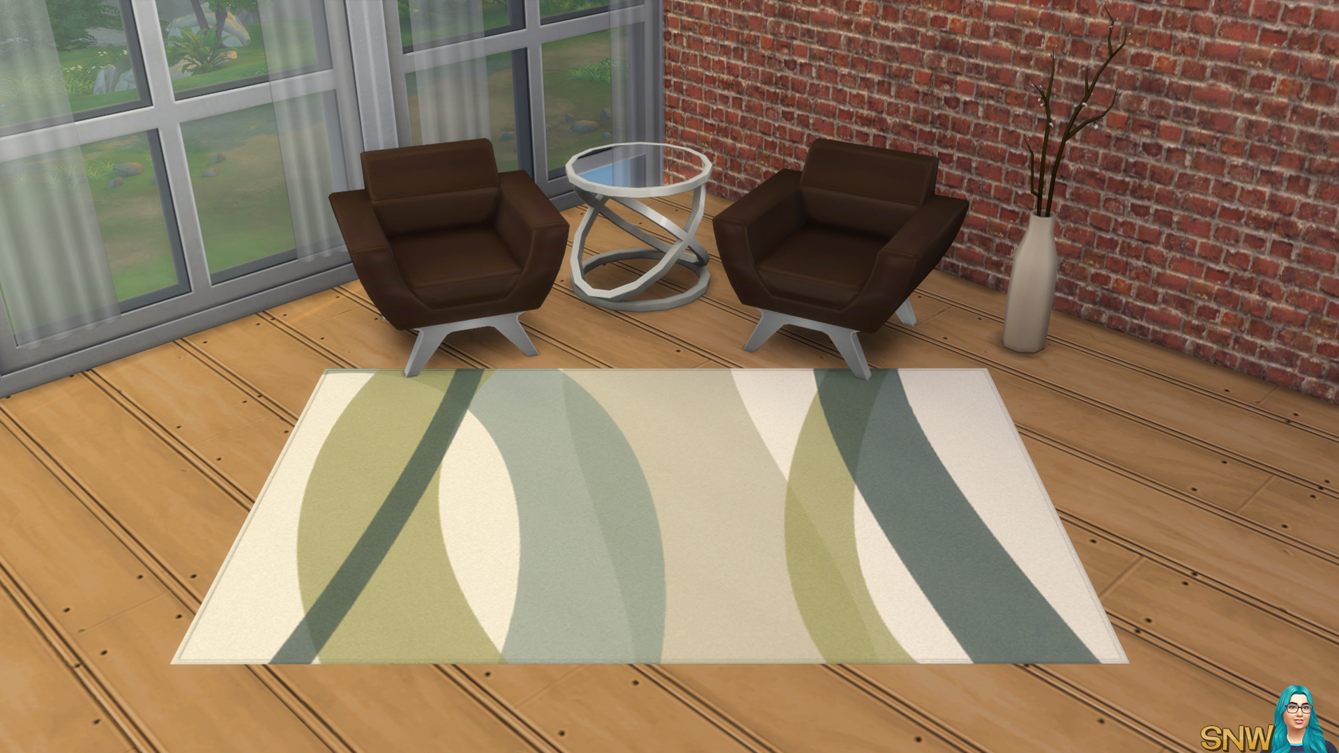 Abstract Rug for The Sims 4