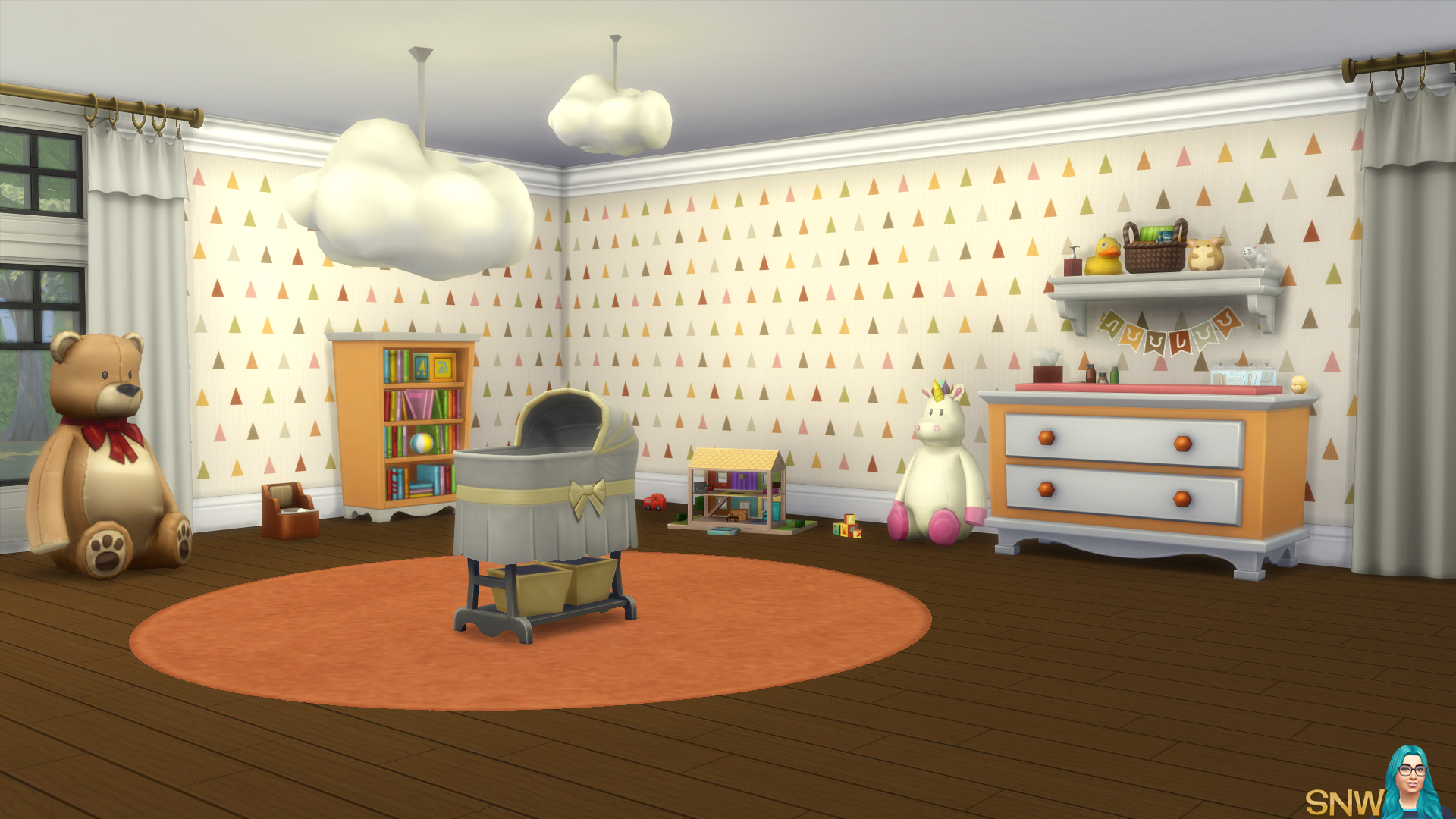 Nursery Walls Set #4 - Basics + Triangles