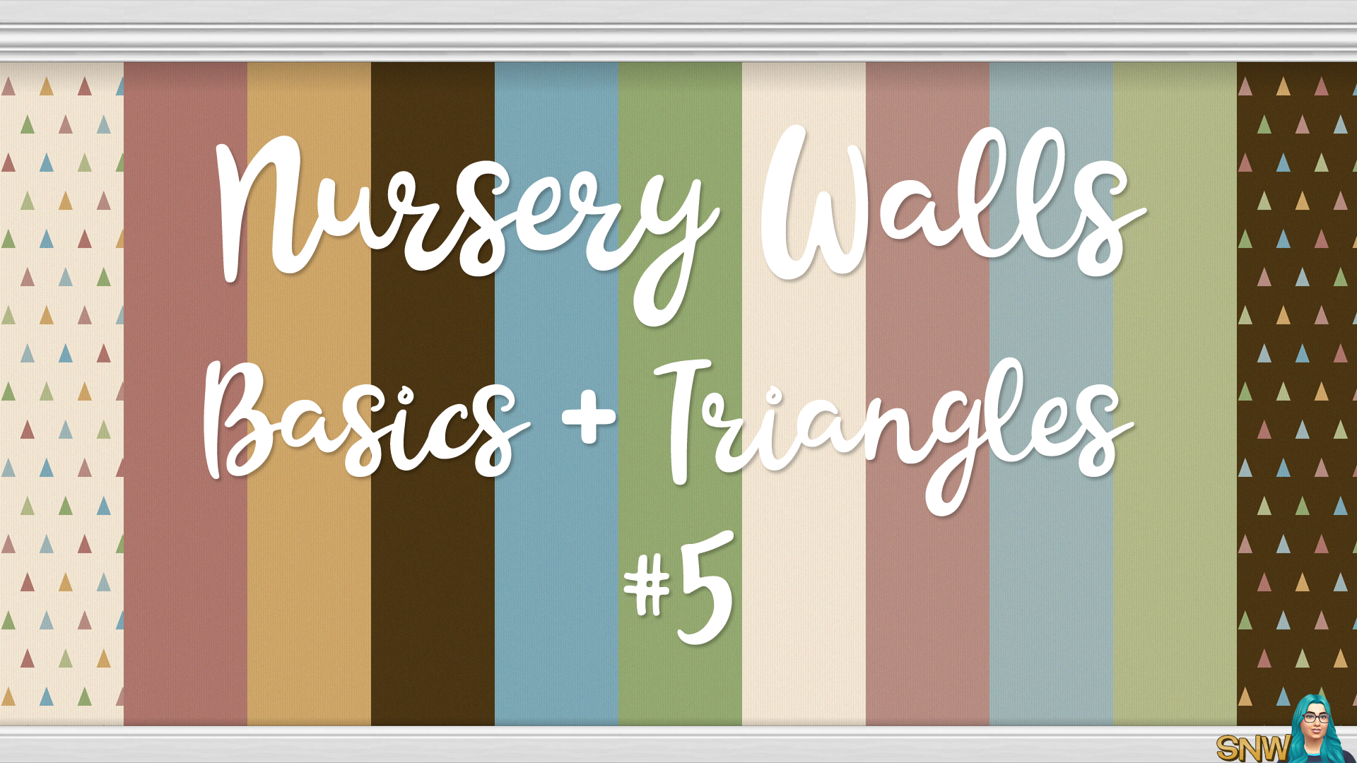 Nursery Walls Set #5 - Basics + Triangles