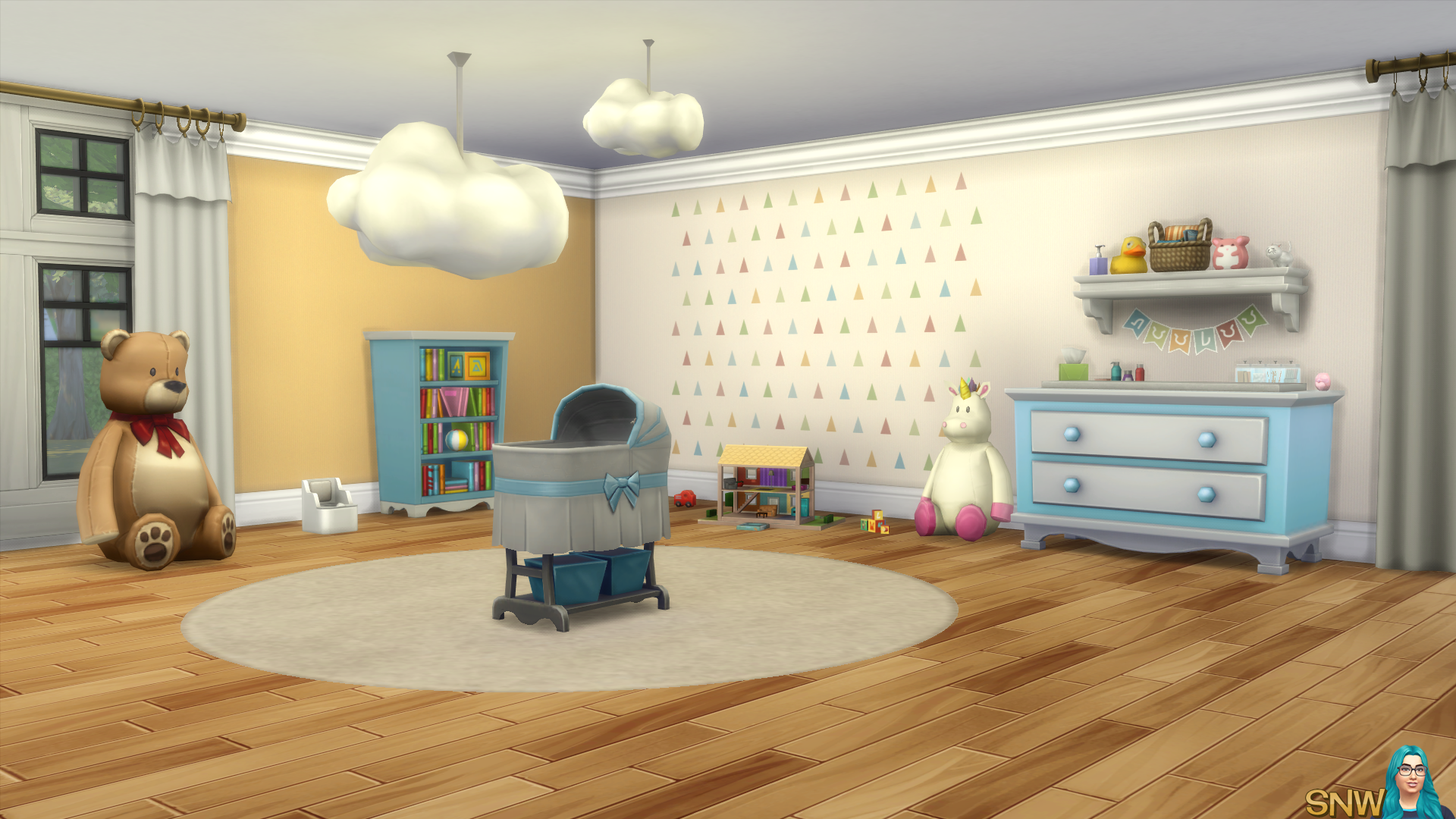 Nursery Walls Set #5 - Basics + Triangles