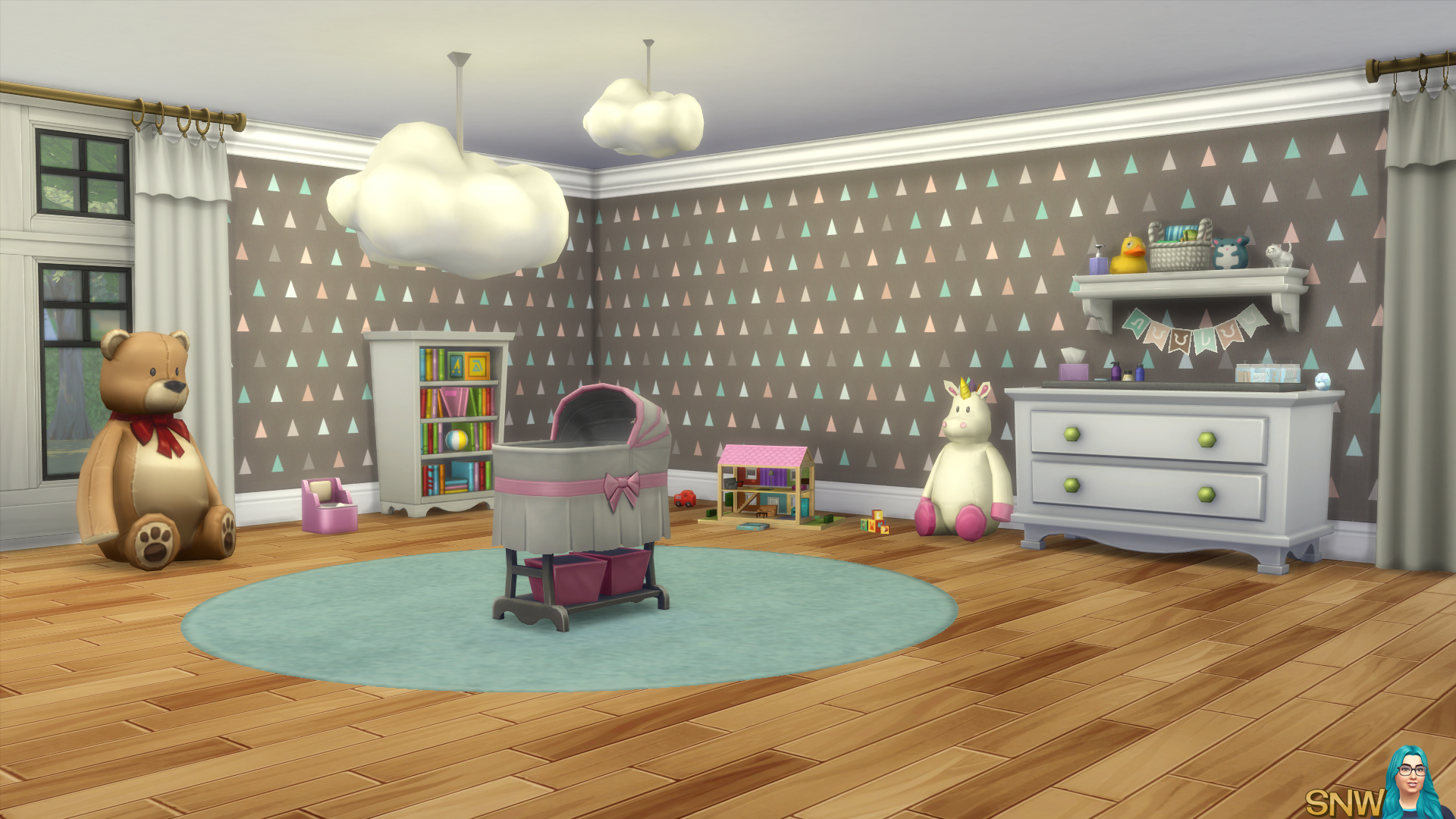 Nursery Walls Set #6 - Basics + Triangles