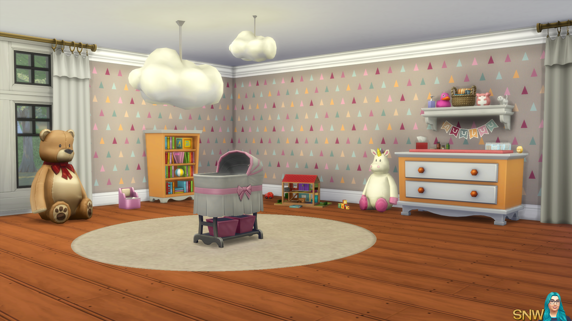 Nursery Walls Set #7 - Basics + Triangles