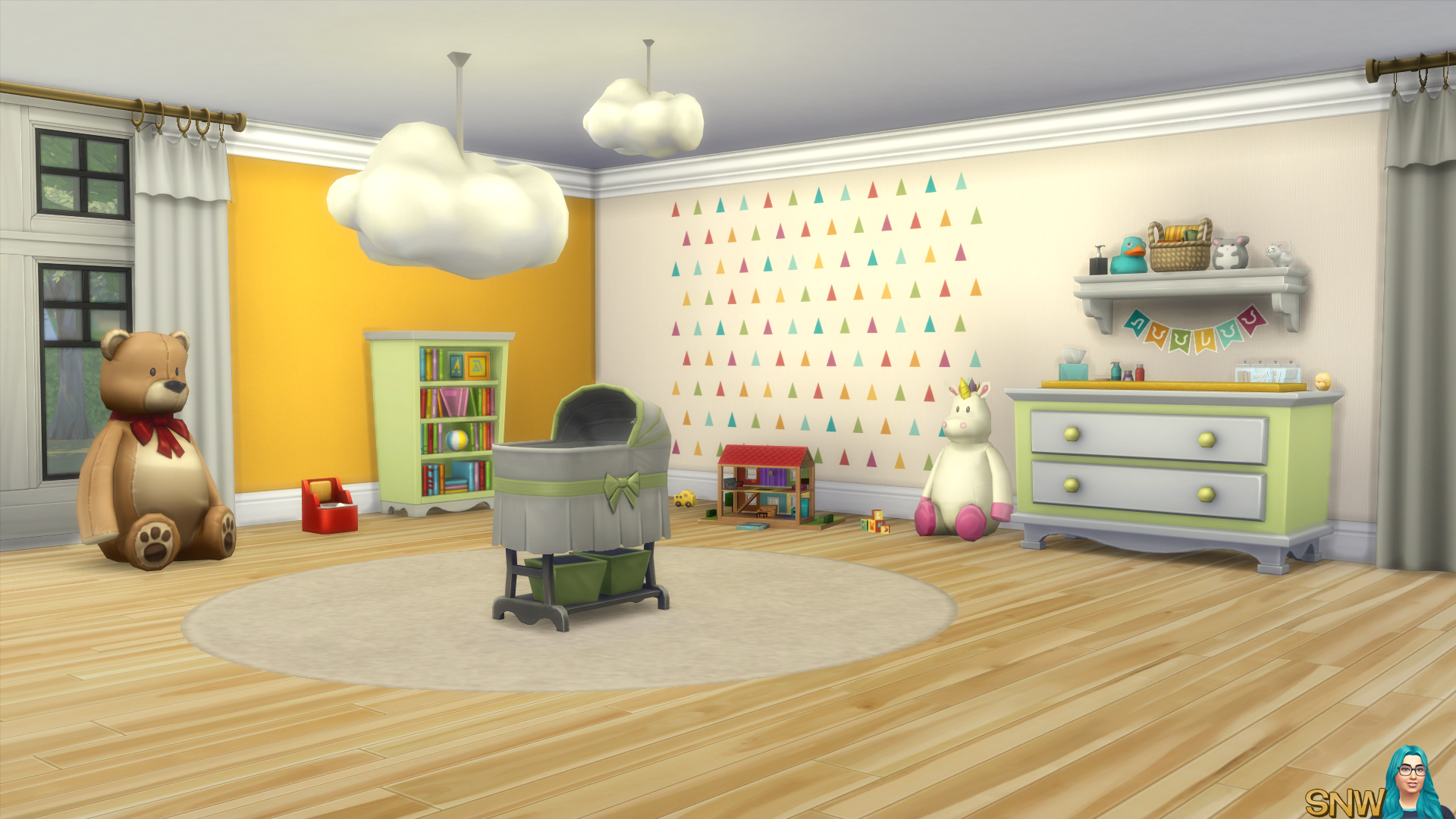 Nursery Walls Set #8 - Basics + Triangles