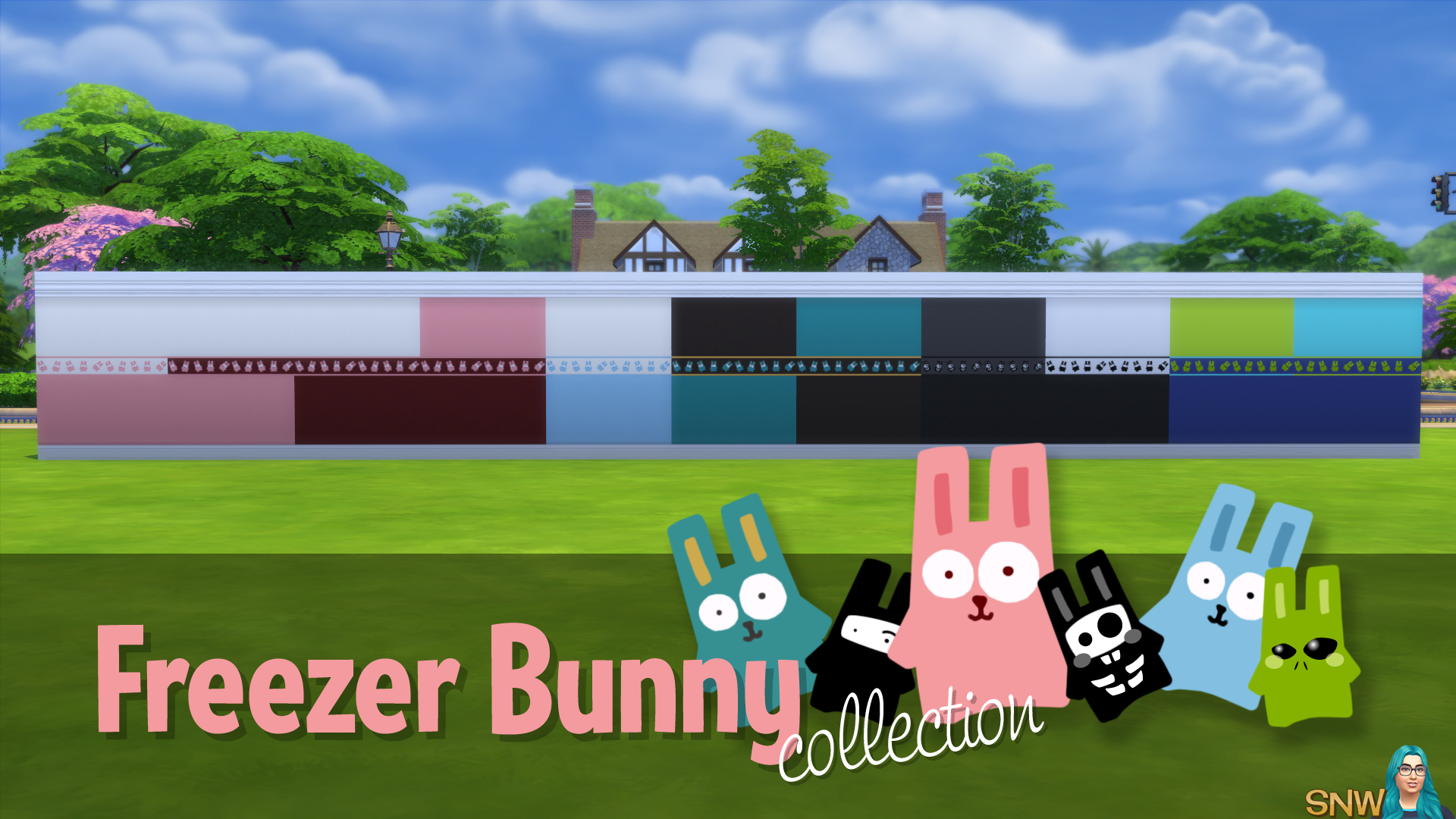 Freezer Bunny Collection: Middle Border Wallpapers