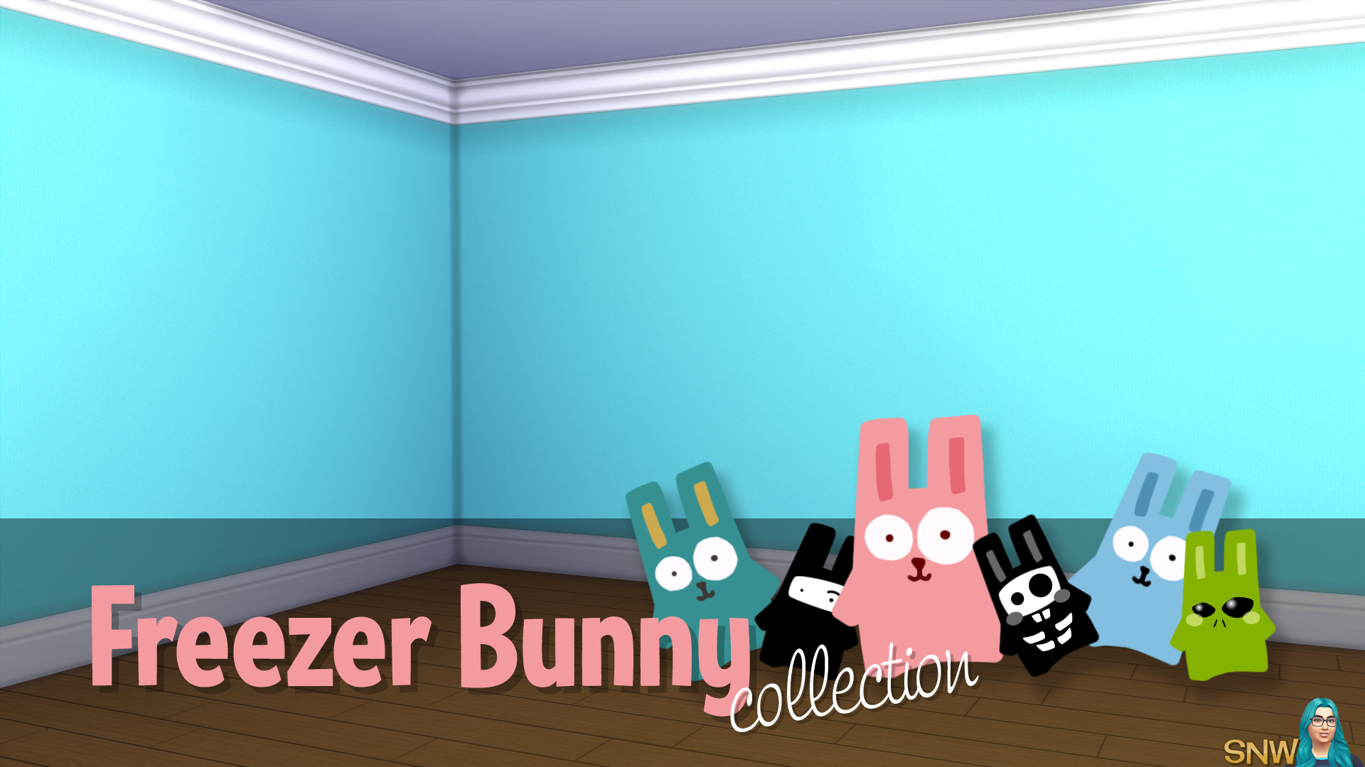 Freezer Bunny Collection: Plain Wallpapers