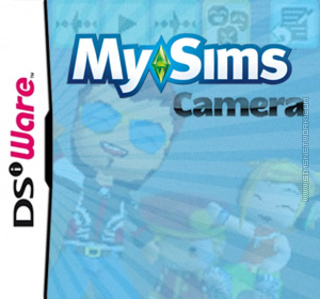 MySims Camera custom made box art packshot