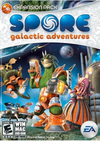 Spore: Galactic Adventures box art packshot