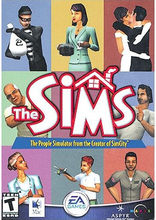 The Sims for Mac box art packshot