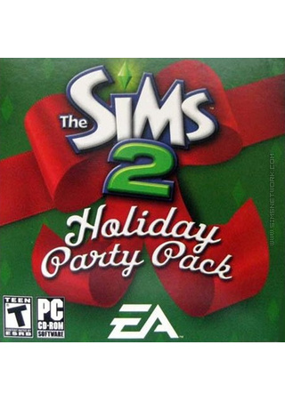 The Sims 2: Holiday Party Pack box art packshot US