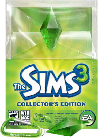 The Sims 3: Collector&#039;s Edition box art packshot US