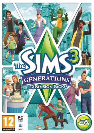 The Sims 3: Generations box art packshot