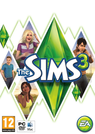 The Sims 3 box art packshot