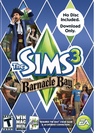 The Sims 3: Barnacle Bay box art packshot