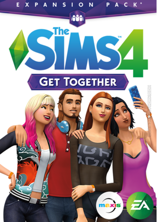 The Sims 4: Get Together old packshot box art
