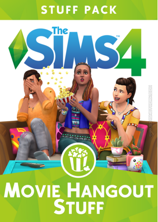 The Sims 4: Movie Hangout Stuff box art packshot