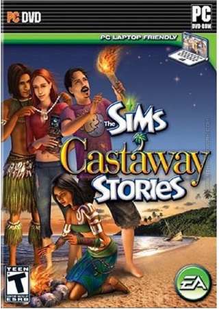 The Sims: Castaway Stories box art packshot US