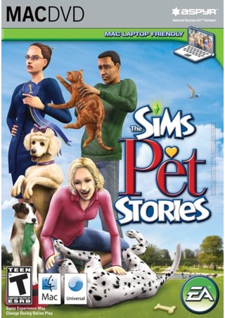 The Sims: Pet Stories for Mac box art packshot