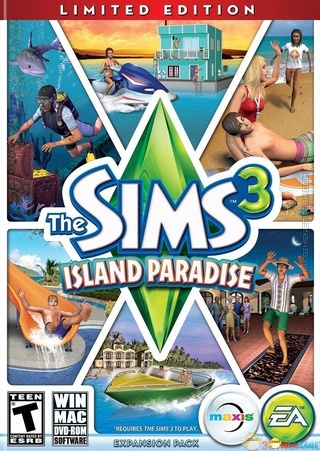 The Sims 3: Island Paradise (Limited Edition) packshot box art