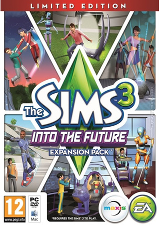 The Sims 3: Into the Future (Limited Edition) packshot box art